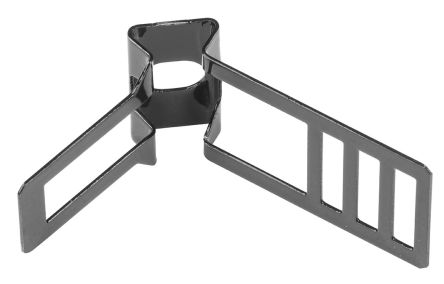 RS PRO Black Cable Cover in Steel, 10 → 17mm Inside dia. [0]; 137-637