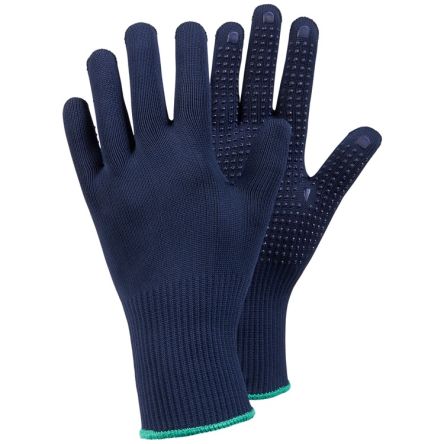 Tegera TEGERA Blue Cotton, Nylon Dry Environment Work Gloves, Size 9, PVC Coating [318-9]; 139-383