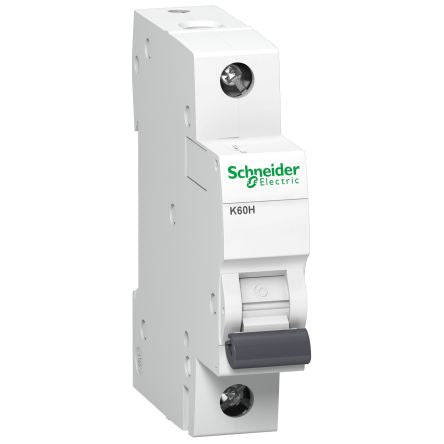 Schneider Electric Acti9 A9K MCB, 1P, 16A Curve B, 440V AC, 10000 A Breaking Capacity [A9K11116]; 140-011
