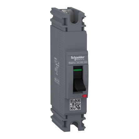 Schneider Electric, EasyPact Circuit breaker 1P 25A, Breaking Capacity 25 kA, Fixed Mount [EZC100N1025]; 140-015
