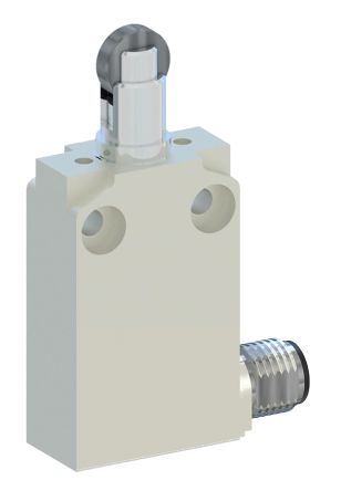 RS PRO Roller Plunger Limit Switch, 1NO/1NC, IP67, Zamak Zinc Alloy Housing, 240V ac Max, 4A Max [0]; 142-136