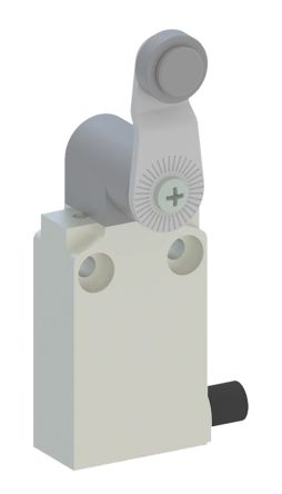 RS PRO Roller Lever Limit Switch, 1NO/1NC, IP67, Zamak Zinc Alloy Housing, 240V ac Max, 4A Max [0]; 142-138