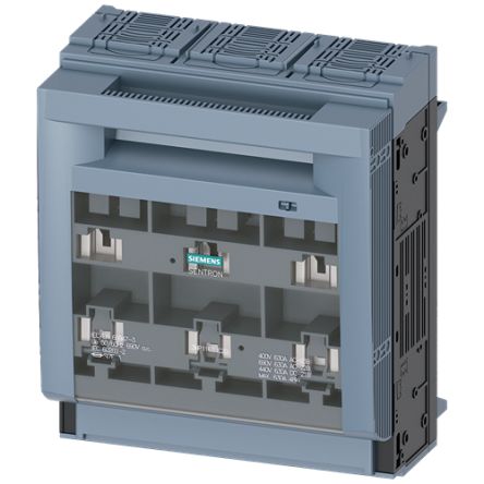 Siemens Fuse Switch Disconnector, 3 Pole, 630A Max Current [3NP1163-1JC20]; 143-489