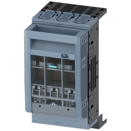 Siemens Fuse Switch Disconnector, 3 Pole, 160A Max Current [3NP1133-1JB20]; 143-626