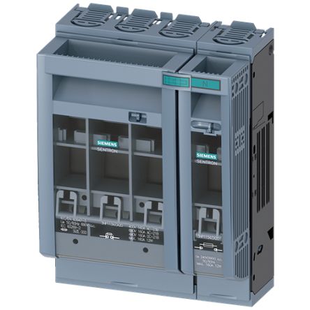 Siemens Fuse Switch Disconnector, 4 Pole, 160A Max Current [3NP1134-1CA20]; 143-642