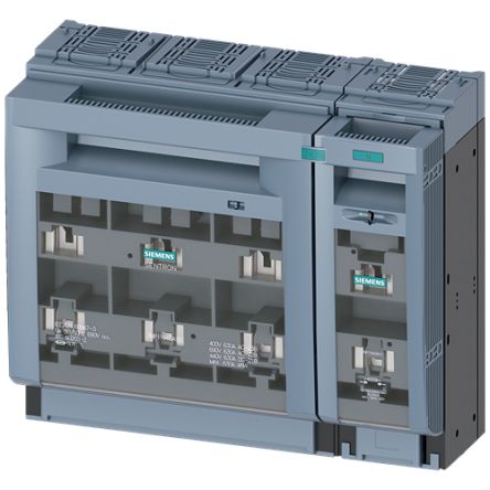 Siemens Fuse Switch Disconnector, 4 Pole, 630A Max Current [3NP1164-1DA10]; 143-686
