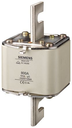 Siemens 630A Tag Fuse, NH4, 500 / 440V ac/dc [3NA3472]; 143-898