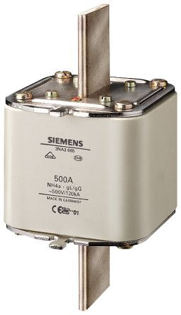 Siemens 1kA Tag Fuse, NH4a, 500 / 440V ac/dc [3NA3680]; 143-905