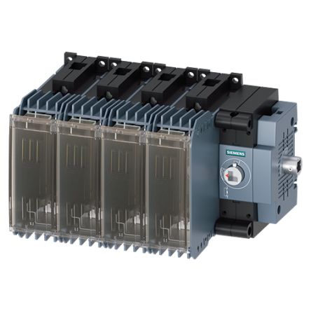 Siemens Fuse Switch Disconnector, 4 Pole, 80A Max Current [3KF1408-4RB11]; 144-022