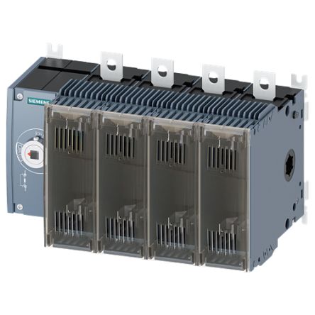 Siemens Fuse Switch Disconnector, 4 Pole, 250A Max Current [3KF3425-4LF11]; 144-038