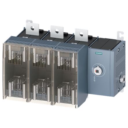 Siemens Fuse Switch Disconnector, 3 Pole, 630A Max Current [3KF5363-4RF11]; 144-048