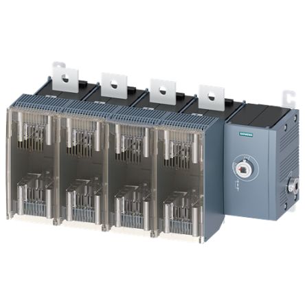 Siemens Fuse Switch Disconnector, 4 Pole, 630A Max Current [3KF5463-4RF11]; 144-063