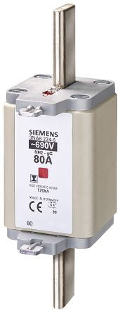 Siemens 100A Tag Fuse, NH2, 690 / 440V ac/dc [3NA6230-6]; 144-083