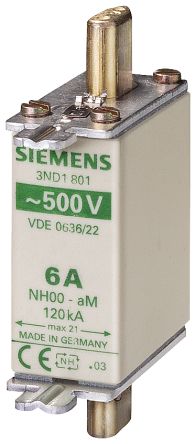 Siemens 100A Tag Fuse, 21mm, 500V [3ND1830-8]; 144-296