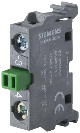 Siemens 3NJ6900 Auxiliary Switch [3NJ6900-2BC00]; 144-347