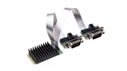 Hilscher 2 Port Mini PCI Express D-sub, 9 Pin Serial Card [CIFX 90E-2CO\ET\F+ML]; 144-603