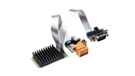 Hilscher 2 Port Mini PCI Express 5 Pin COMBICON, 9 pin D-Sub Serial Card [CIFX 90E-2CO\DN\ET\F]; 144-606