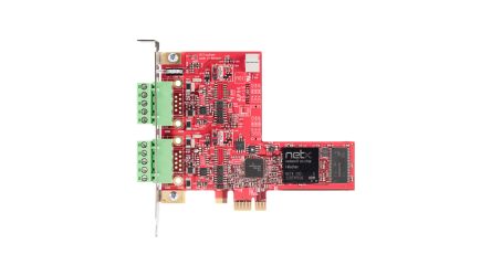 Hilscher 2 Port PCI Express 5 Pin COMBICON Serial Card [CIFX 50E-2DN+ML2]; 144-616