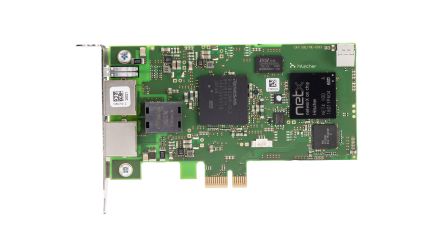 Hilscher 2 Port Low Profile PCI Express RJ45 Network Card, 1000Mbit/s [CIFX 70E-CCIES]; 144-625
