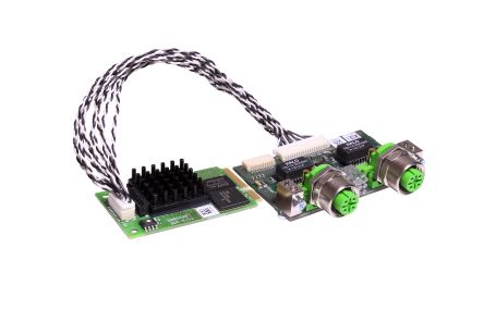 Hilscher 2 Port Mini PCI Express RJ45 Network Card, 100Mbit/s [CIFX 90E-RE\F\M12]; 144-639