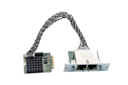 Hilscher 2 Port PCI Express M.2 RJ45 Network Card, 100Mbit/s [CIFX M3042100BM-RE\ET\F\SIEM+ML]; 144-704