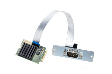Hilscher 1 PCI Express M.2 D-sub, 9 Pin Serial Card [CIFX M3042100BM-CO\ET\F\SIEM]; 144-707