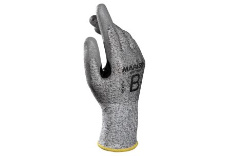Mapa KRYTECH 557 Grey Polyurethane Abrasion Resistant, Cut Resistant Work Gloves, Size 6 [3455704 / 6]; 144-803