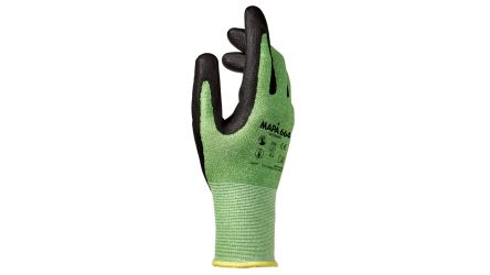Mapa ULTRANE 664 Green Nitrile Foam Material Handling Work Gloves, Size 8 [3466400 / 8]; 144-809