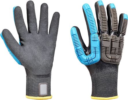 Honeywell Safety Rig Dog Black Glass Fibre, HPPE, Polyester, Steel Fibre Abrasion Resistant, Cut Resistant, Puncture [41-4438BL/8M]; 144-855