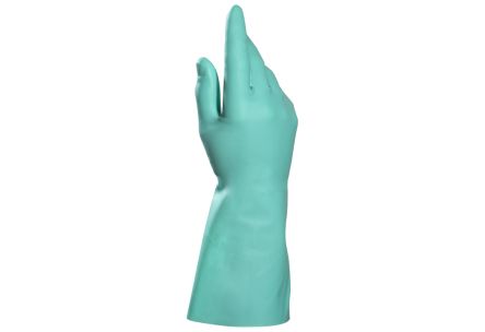 Mapa ADVANTECH 519 Green Nitrile Chemical Resistant Work Gloves, Size 8 [3451901 / 8]; 144-910