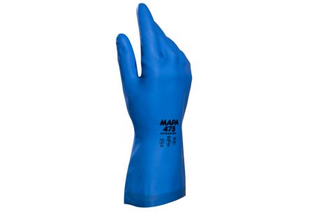 Mapa ULTRANITRIL 475 Blue Nitrile Food Industry Work Gloves, Size 10 [3447514 / 10]; 144-931