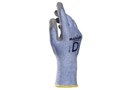 Mapa KRYTECH 586 Blue, Grey Polyurethane Cut Resistant Work Gloves, Size 6 [3458603 / 6]; 144-954