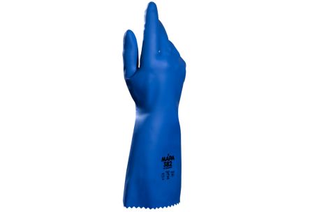 Mapa ULTRANEO 382 Blue Polychloroprene Chemical Resistant Work Gloves, Size 6 [3438204 / 6]; 144-984