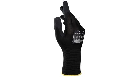 Mapa ULTRANE 641 Black Nitrile Foam Material Handling Work Gloves, Size 11 [3464102 / 11]; 145-002