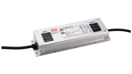 MEAN WELL LED Driver, 30 → 56V Output, 315W Output, 5.6A Output, Constant Power Dimmable [XLG-320-H-A]; 145-079