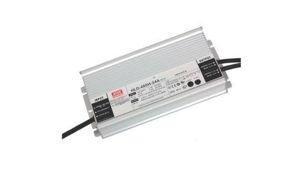 MEAN WELL LED Driver, 30.6 → 37.8V Output, 480W Output, 13.3A Output, Constant Current / Constant Voltage [HLG-480H-36A]; 145-168