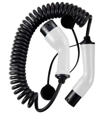 RS PRO 32A Type 1 to Type 2, EV Charging Cable 5m [0]; 145-701
