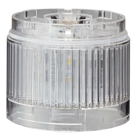 RS PRO White Continuous lighting Effect LED Beacon for Use with Signal Tower, 24 V, LED Bulb, DC [0]; 145-725