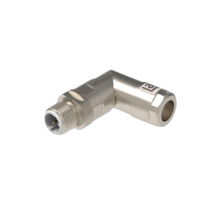 Lumberg Automation M12 Crimp Rail Series Ethernet Connector, Cable, Cat5 Angled [935093006 RM12CMASV4DCAT5]; 145-874