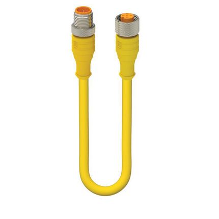Lumberg Automation Straight Male 5 way M12 to Straight Female 5 way M12 Actuator/Sensor Cable, 5m [33198 RST 5RKT 51008/5 M]; 145-945
