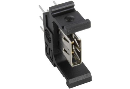 HARTING har-modular Series Straight Through Hole IDC Connector, 2 Contact(s), 1 Row(s), Shrouded [02539021501]; 146-296