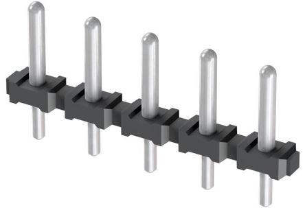 HARTING Har-Flexicon Series Horizontal Through Hole Connector Strip, 5 Contact(s), 5 mm Pitch, 1 Row(s), Unshrouded [14120516050000]; 146-304