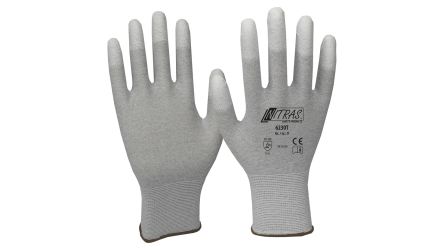 NITRAS SAFETY 6230 Grey Nylon Abrasion Resistant, Chemical Resistant, Cut Resistant, Puncture Resistant, Tear Resistant [6230T-6]; 146-832