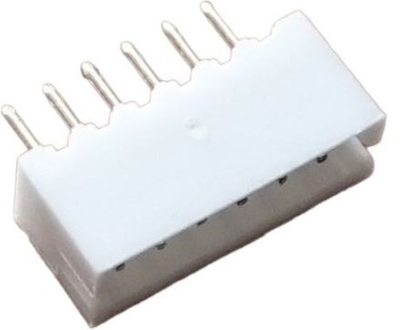 RS PRO Straight Through Hole PCB Header, 6 Contact(s), 1.5 mm Pitch, 1 Row(s), Shrouded [0]; 147-048