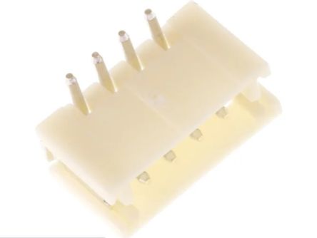 RS PRO Top Entry Through Hole PCB Header, 4 Contact(s), 1.5 mm Pitch, 1 Row(s), Shrouded [0]; 147-053
