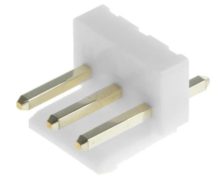 RS PRO Straight Through Hole PCB Header, 3 Contact(s), 3.96 mm Pitch, 1 Row(s) [0]; 147-058