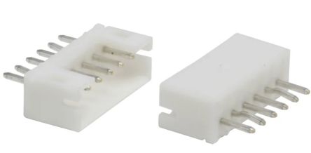 RS PRO Right Angle Through Hole PCB Header, 6 Contact(s), 2 mm Pitch, 1 Row(s) [0]; 147-069