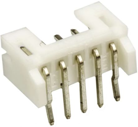 RS PRO Right Angle Through Hole PCB Header, 5 Contact(s), 2 mm Pitch, 1 Row(s) [0]; 147-071