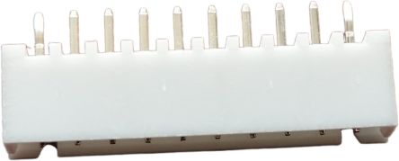 RS PRO Top Entry Through Hole PCB Header, 10 Contact(s), 2.5 mm Pitch, 1 Row(s), Shrouded [0]; 147-076