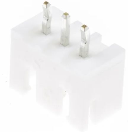 RS PRO Top Entry Through Hole PCB Header, 3 Contact(s), 2.5 mm Pitch, 1 Row(s), Shrouded [0]; 147-080